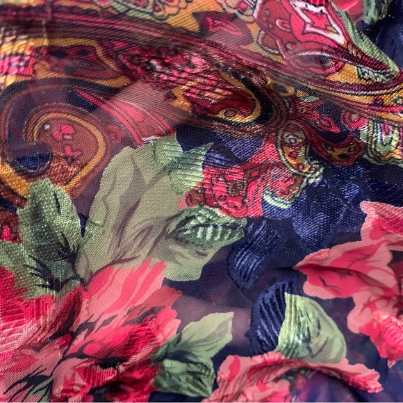 Vintage 90s Victoria’s Secret Paisley Teddy Size L - Picture 6 of 10